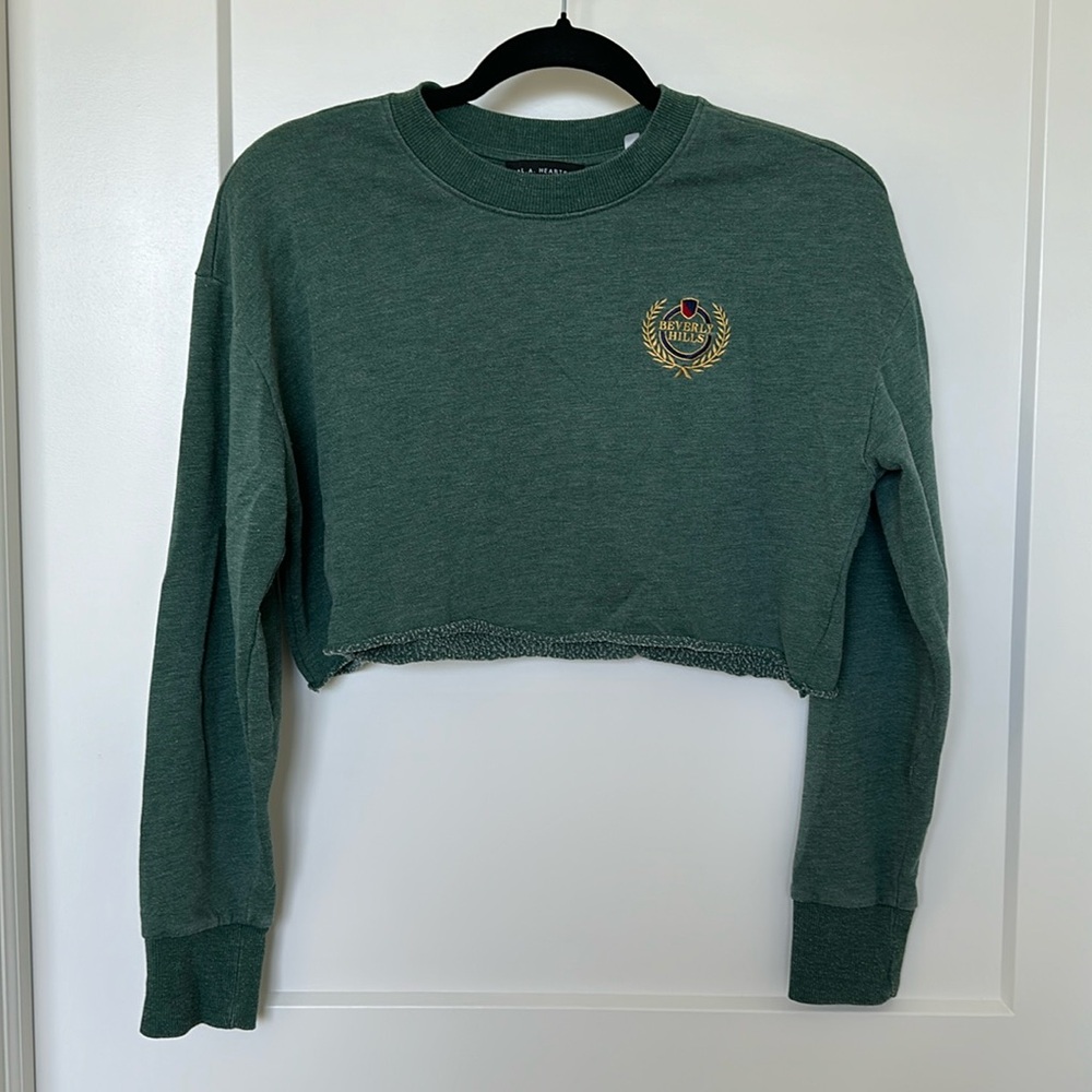 L.A. hearts cropped thick shirt